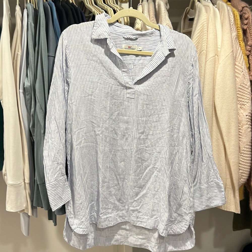 Vineyard vines linen top